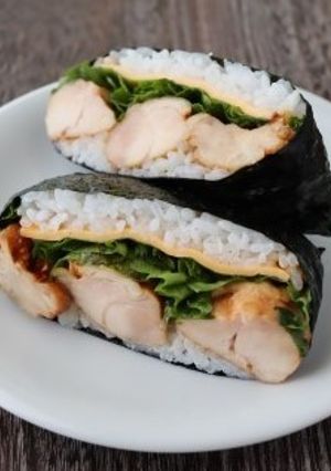 照り焼きチキンとチーズのおにぎらず-レシピのメイン写真