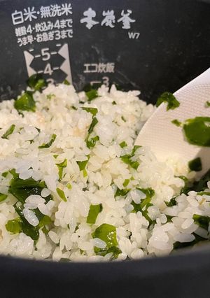 しゃきしゃきわかめごはん-レシピのメイン写真