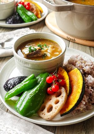 鯖缶和風だしスープカレー-レシピのメイン写真