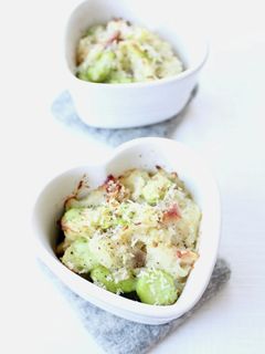 美味しい〜【そら豆とポテトのグラタン】-レシピのメイン写真