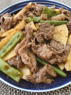 簡単☆牛肉とタケノコの炒め物-レシピのメイン写真