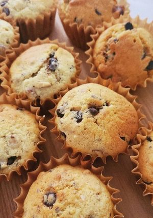 ナッツチョコチップカップケーキ-レシピのメイン写真