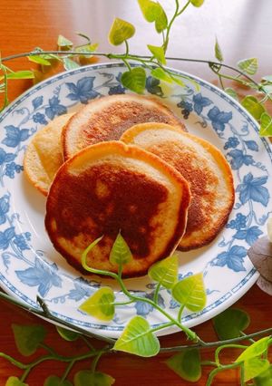 ☆粉ミルク消費に！ふわもちパンケーキ☆-レシピのメイン写真