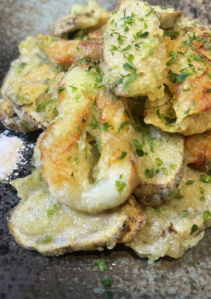 ごぼうとちくわの磯辺揚げ-レシピのメイン写真