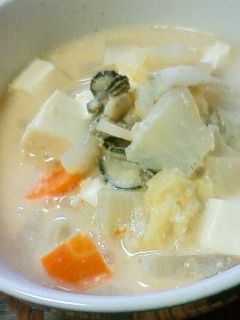 あったかピリ辛豆乳牡蠣スープ-レシピのメイン写真