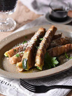 ズッキーニの豚肉巻きカレー風味☆-レシピのメイン写真
