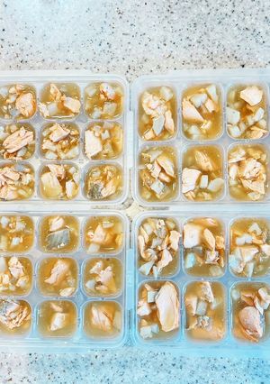 鮭とれんこんのバター醤油【離乳食後期】-レシピのメイン写真