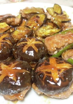 しいたけの肉詰め☆照り焼き-レシピのメイン写真