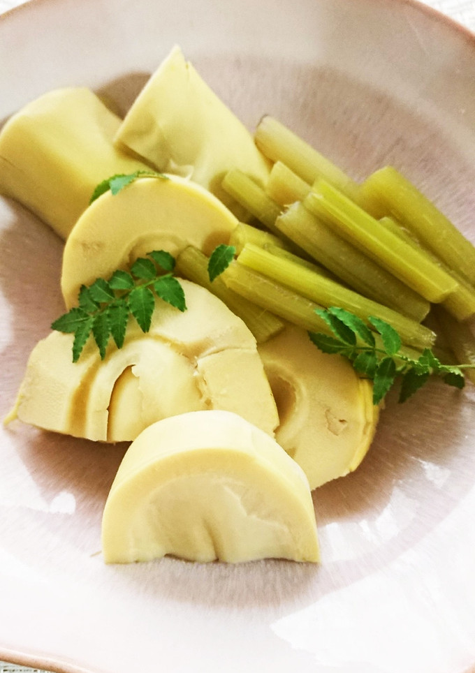 たけのことふきの煮物-レシピのメイン写真