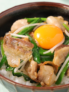 豚ニラスタミナ丼-レシピのメイン写真