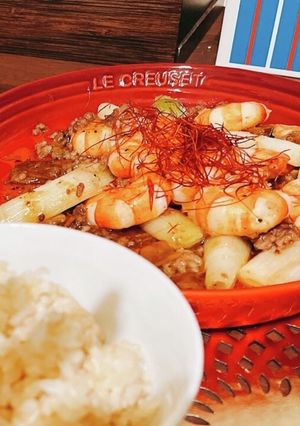 塩ダレの海老チリ〜陳麻婆豆腐店風〜-レシピのメイン写真