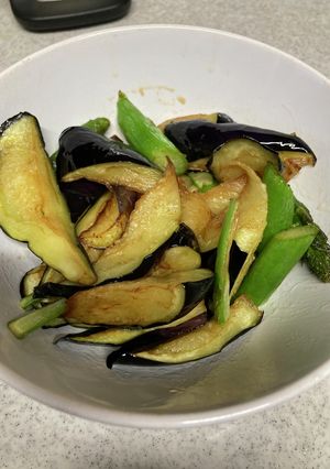 なすとアスパラの素揚げ-レシピのメイン写真