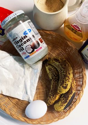 牛乳パックでバナナケーキ-レシピのメイン写真