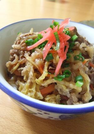 冬限定★白菜牛丼-レシピのメイン写真