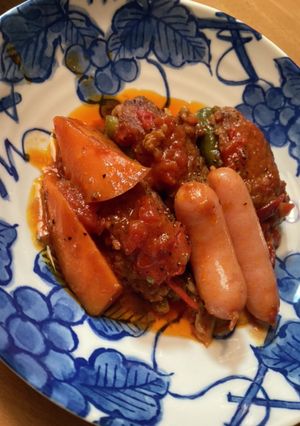 トマト缶でご馳走感☆ピーマンの肉詰め-レシピのメイン写真