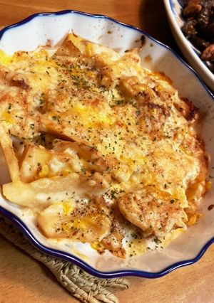 【たけのこの土佐煮活用】簡単！チーズ焼き-レシピのメイン写真