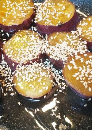 テリテリ、さつまいもの甘煮-レシピのメイン写真