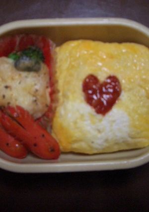 ●オムライス弁当　ポテトグラタンver●-レシピのメイン写真