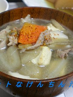 ホットなけんちん汁-レシピのメイン写真