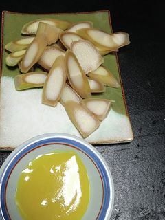 ウドの辛子酢みそ添え -レシピのメイン写真