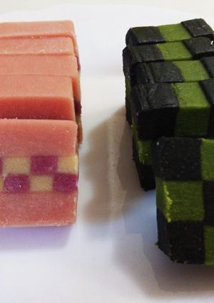 着色料不使用鬼滅の刃カラー クッキー生地-レシピのメイン写真