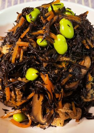 枝豆入りひじきの煮物-レシピのメイン写真