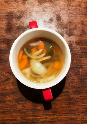 出汁昆布ときのこ根菜中華スープ-レシピのメイン写真