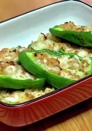 大人の総菜【無限ピーマン】ツナマヨ味噌焼-レシピのメイン写真