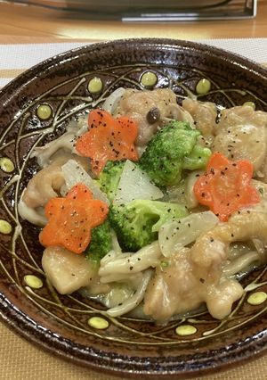鶏肉とブロッコリーのチーズ煮込み-レシピのメイン写真