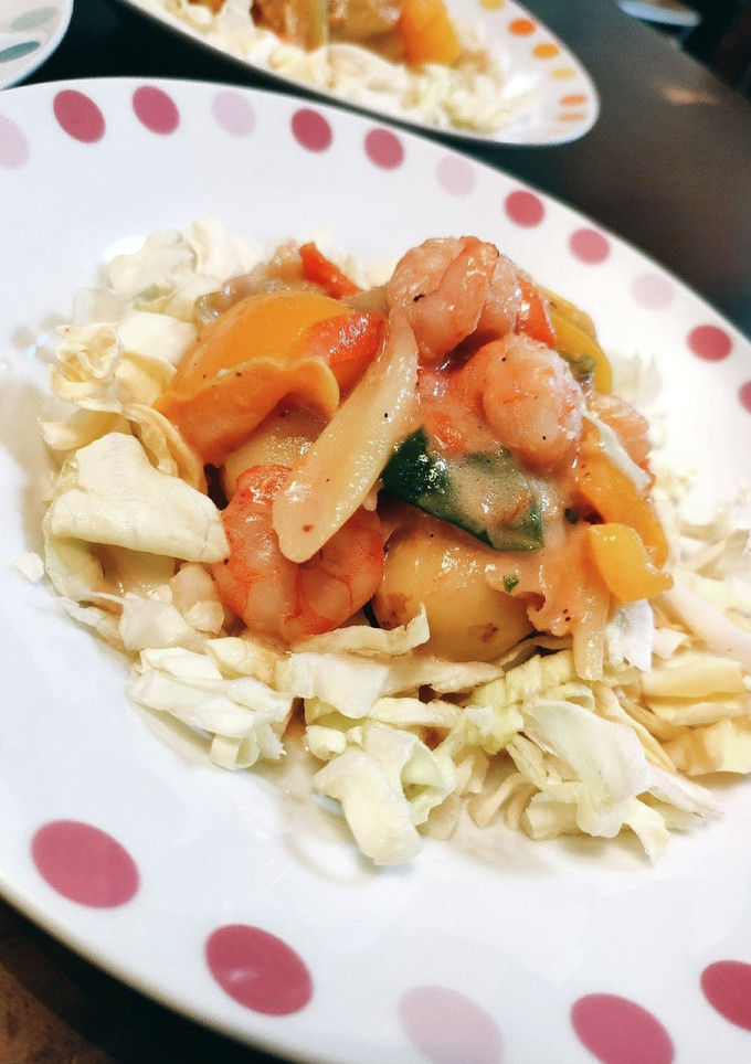 えびと野菜のオイマヨ炒め-レシピのメイン写真