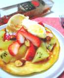 旬のフルーツdeごちそう★ホットケーキ♡