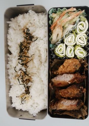 2022.4.19 かつおの竜田揚げ弁当-レシピのメイン写真