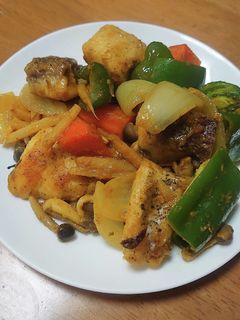 魚のカレー味噌炒め-レシピのメイン写真