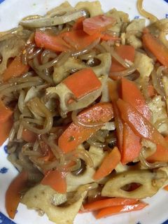 シャキシャキ蓮根のきんぴら-レシピのメイン写真