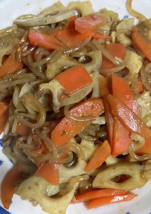 シャキシャキ蓮根のきんぴら-レシピのメイン写真