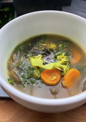 ターメリック香る緑黄色野菜スープ-レシピのメイン写真
