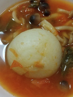 新玉ねぎの丸ごとトマトスープ-レシピのメイン写真