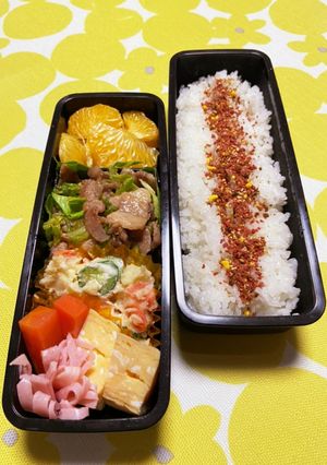 息子の弁当　4/18-レシピのメイン写真