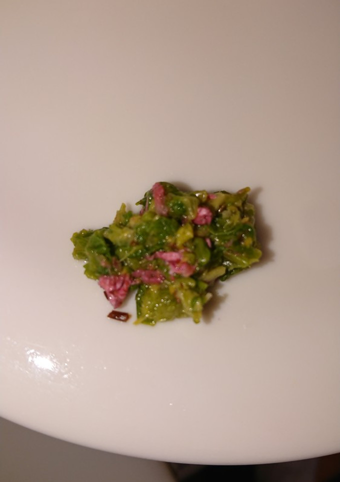 桜の塩漬けと蕗の薹の塩漬けの和え物-レシピのメイン写真