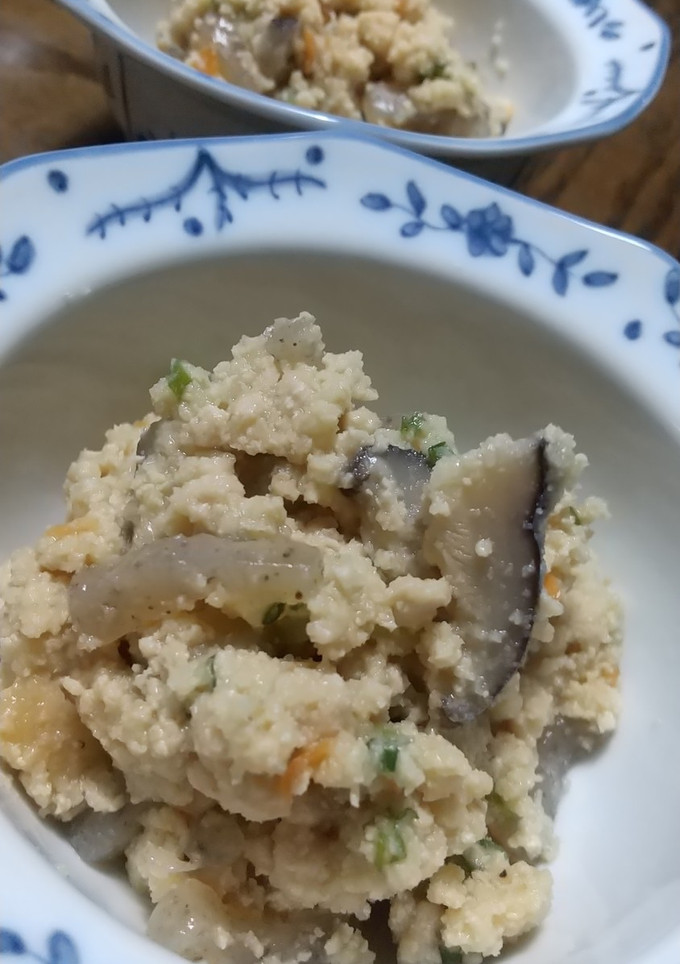 我が家のうの花の炊いたん（おから煮）-レシピのメイン写真