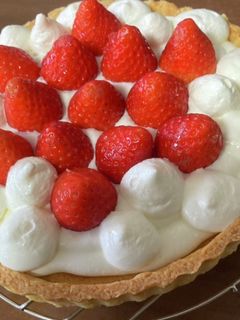 アーモンドクリーム使用・苺のタルトケーキ-レシピのメイン写真