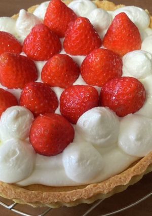 アーモンドクリーム使用・苺のタルトケーキ-レシピのメイン写真