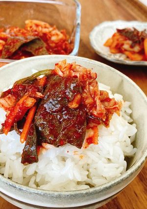 ちむどんどんのキムチ漬け-レシピのメイン写真