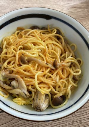 辛ラーメンやノグリの粉末で韓国っぽパスタ-レシピのメイン写真