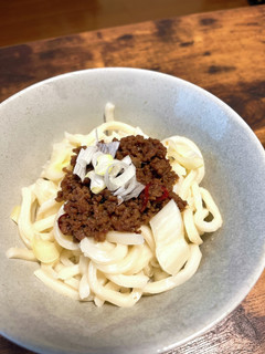ズボラ肉味噌うどん-レシピのメイン写真