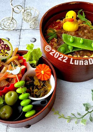 令和四年4月19日　ルーロー飯弁当-レシピのメイン写真