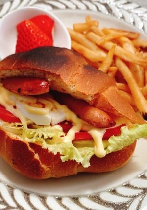 塩パンサンドイッチ-レシピのメイン写真