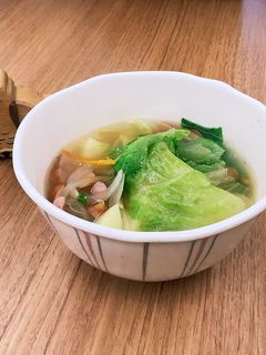【大崎市】レタスのスープ【学校給食】-レシピのメイン写真