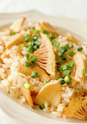 【楽めし】ガリバタ醤油たけのこご飯-レシピのメイン写真