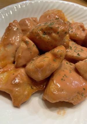 しっとり♪鶏むね肉のオーロラソース和え-レシピのメイン写真